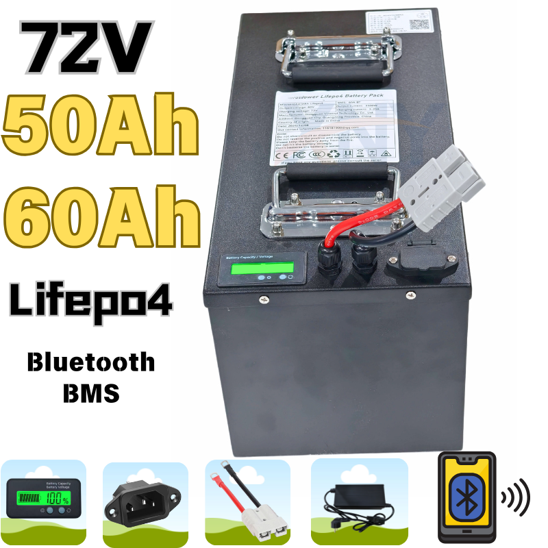 72V 50Ah 50A 60Ah 60 Ah 60A li - 72V 60Ah Lifepo4 Battery Pack recension och pris