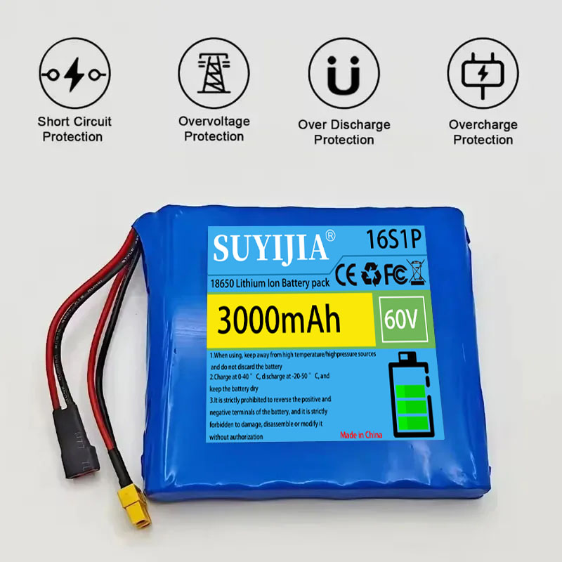 Batterie Au Lithium Aste Pour  - 60V 30Ah Electric Scooter Battery recension och pris